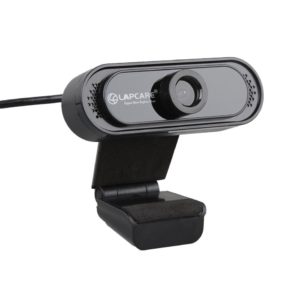 Lapcare Lapcam 720P HD Webcam For PC Desktop & Laptop with Built-in Noise Isolating Microphone & Wide Angle Lens & Large Sensor for Superior Low Light