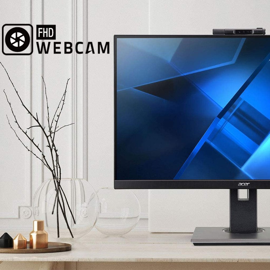 23.8” IPS FHD Monitor with Built-in Webcam, Mic, & USB Type-C™